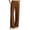 Brown, variant on Bloomae Women's Yoga Dress Pants with Pockets Loose Wide Straight Leg Work Pants Elastic High Waist Dressy Casual Striped Pleated Comfy Flowy Trousers