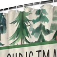 thumbnail image 3 of Merry Christmas Triangle Tree Shower Curtain,Washable Show Curtain with Hooks Basic Polyester Fabric Bathroom Curtains for Thanksgiving Day Fall Party Home Decor, 3 of 5