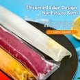 thumbnail image 6 of Popsicles molds-50 Popsicle Bags Sealable Yogurt Popsicle Tubes Homemade bolsitas para bolis de hielo Ice Candy Plastic Bags Disposable Juice Alcohol Liquor Lolly Pop Mold Party with Funnel, 6 of 8