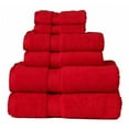 thumbnail image 1 of 900GSM Egyptian Cotton 6-Piece Towel Set  Red, 1 of 5