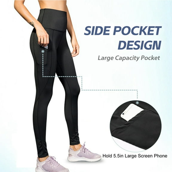 Leggings 2pcs Women Yoga Pants With Pockets Quick Dry High Waist Workout Leggings Running Pants