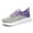 Purple, variant on MAWCLOS Women Running Shoe Lace Up Sneakers Sport Comfort Athletic Shoes Gym Outdoor Trainers Black 5.5