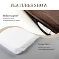 thumbnail image 5 of Outdoor Chair Cushions, 17" x 17" x 2" Patio Chair Cushions for Outdoor Furniture, Indoor Dining Seat Chair Pads with Ties, for Patio, Garden, Living Room, 5 of 7