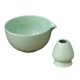 thumbnail image 4 of Cuenco de Matcha Japonés Tradicional de 2 Piezas Y Soporte para Batidor, Cuenco de Matcha Japonés de 500ml para Mesa de claro, 4 of 8