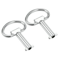 Unique Bargains Electrical Cabinet Key, 5.5mm Hole Zinc Alloy Water Meter Box Safety Key 2Pcs