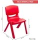 thumbnail image 3 of Set 2 Silla Infantil de Plástico Resistente para Niños | Diseño Ergonómico y Cómodo | Ideal para Casa, Escuela y Guardería (Rojo), 3 of 5