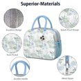 thumbnail image 4 of Lunch Bag Lunch Box for Women Reusable Insulated Lunch Bags,Water-Resistant Seashell Pattern Cooler Lunch Tote Bag, Large Capacity for Work Travel Picnic, 4 of 6