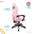 thumbnail image 4 of Silla Gamer Ergonomica Titano Reclinable Rosa 6.49 pulg. TT-SGSRP, 4 of 7