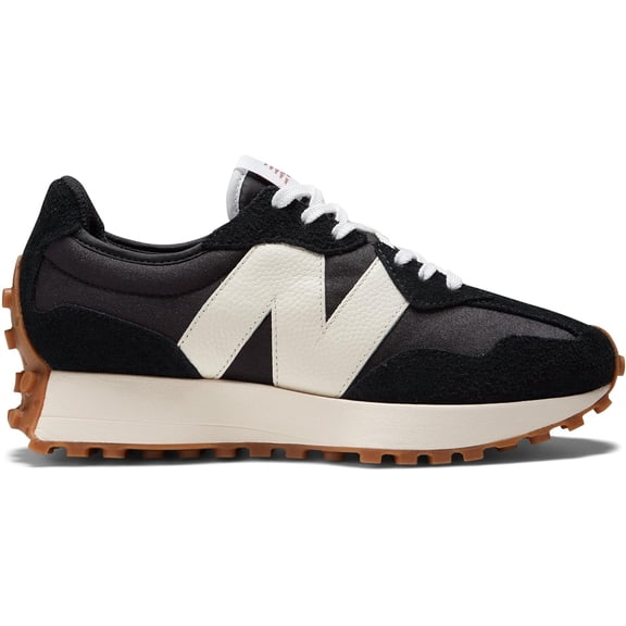 Women's New Balance 327 Lifestyle Black White (WS327BL) - 6