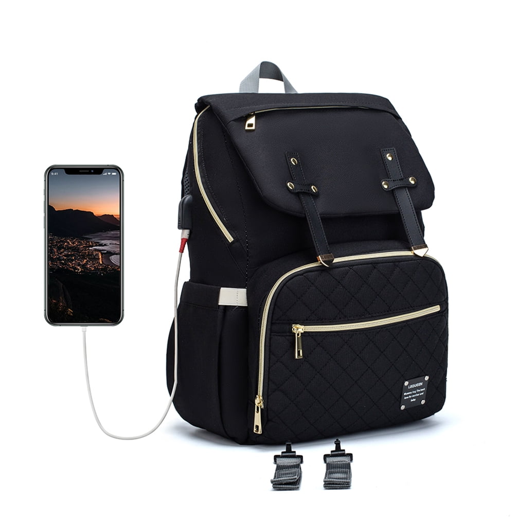 Vbiger Diaper Baby Bag Backpack for Mom Dad Unisex, Nappy Changing Bag