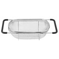 thumbnail image 4 of pitrice Retractable Drain Basket Home Use Dual Handles Stainless Steel Sink Drying Filter Holder Water Draining Tool Kitchen Gadget 18*27*11cm, 4 of 8