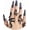 Black, variant on 4Pcs Gold Snake Ring Sets for Woman Strackable Rings,Punk Men`s Vintage Sliver Snake Knuckle Joint Midi Finger Rings for Men Gothic Jewelry Accessories