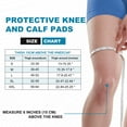 thumbnail image 4 of Compression Knee Pads with Shin Guard Pads, Protective Knee & Shin Leg Sleeve Support for Soccer, Football, Basketball, Wrestling, Volleyball (A Pair), 4 of 8
