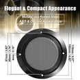 thumbnail image 4 of 4.57 Inch Car Auto Metal Audio Speaker Grill Cover Mesh Woofer Horn Guard Decorative Circle Grille Protector Black, 4 of 6