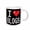 White, variant on 3drose, Geeky Old School Pixelated Pixels 8-bit I Heart I Love Blogs, 11oz Two-tone Yellow Mug