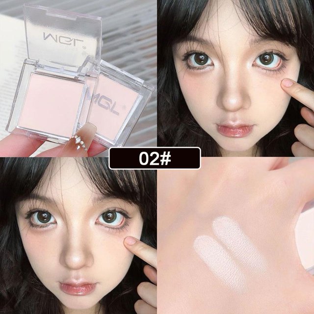Single Color Highlight Eyeshadow Palette Natural 3d Eyeshadow Pigment Universal Highlight S4i6