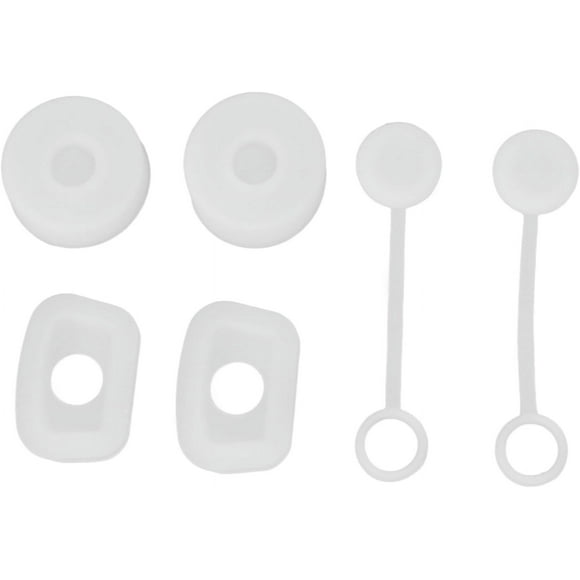 PenRux Silicone Spill Proof Stopper Set for 6 Pcs Compatible with 1.0 40oz / 30oz, Including Straw Cover, Square & Round Spill Stopper