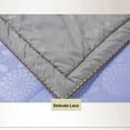 thumbnail image 4 of Wweixi Courtepointe d'Été Portable Couleur Unie Réutilisable Imprimée pour Climatisation Respirante Garde au Chaud Brossée Accessoires de Literie Brun Camée, 4 of 9