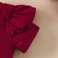 thumbnail image 6 of Paguaki Baby Girl Clothes Toddler Baby Girl Clothes 3 6 9 12 18 24 Months Summer Outfits Solid Short Sleeve Sweatshirt Tops +Romper Shorts Set, 6 of 7