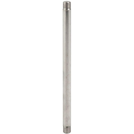 6" Threaded Stem with 3/8" Diameter, Connect Frame Sign Holders to Magnetic Base, Chrome, 1 Unit