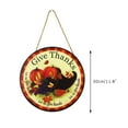 thumbnail image 6 of Weloille Fall Thanksgiving Welcome Door Sign Autumn Harvest Front Door Porch Decor Fall Wooden Hanging Decor for Rustic Farmhouse Welcome Home Wood Sign, 6 of 6