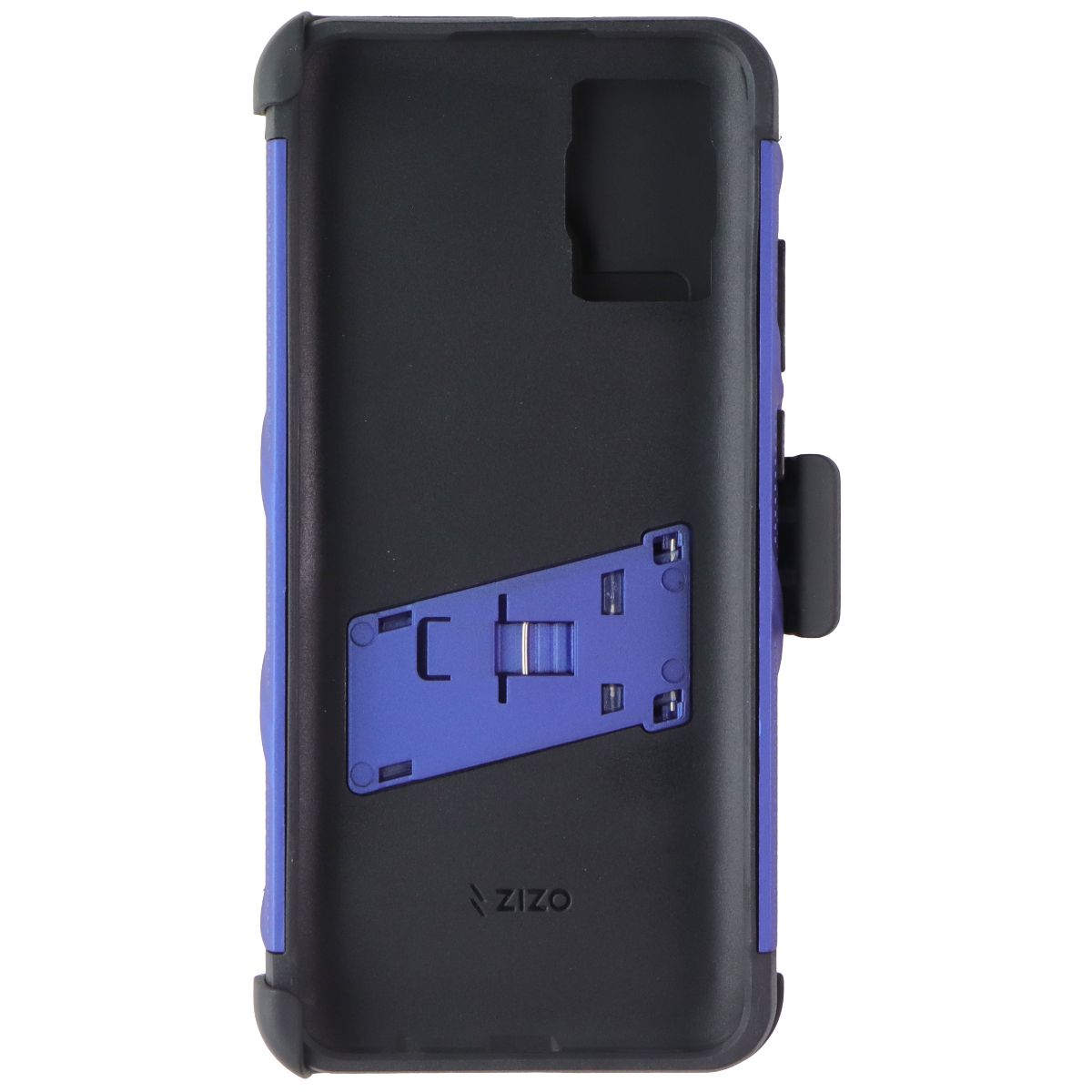 ZIZO BOLT Series for Galaxy A02s Case with Screen Protector Kickstand Holster Lanyard - Blue & Black