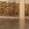 thumbnail image 4 of BoutiqueRugs Nairi Modern Checkered Jute Large Area Rug - Machine Washable - Beige, Tan, Brown, Gray - 7'9" x 10' (8x10 Area Rug), 4 of 10