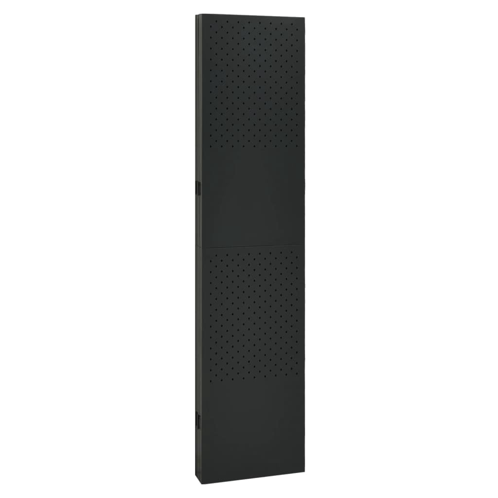 vidaXL Room Divider Freestanding Privacy Screen for Room Separation Steel