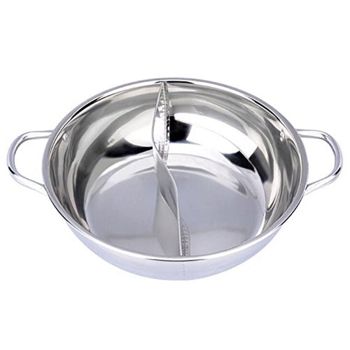 Gear GO Twin Divided Stainless Steel Induction Compatible Hot Pot