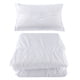 thumbnail image 5 of Fundas de almohada y funda de edredón para camas tamaño queen Juego de cama de poliéster de 3 piezas moderno y elegante, 5 of 8