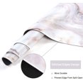 thumbnail image 3 of Desk Pad, Office Desk Mat 31.5" ×15.7" Extended Large Gaming Durable Computer Water Resistant Writing Pads with Non-Slip Rubber Base for Home Office (White&Gold Marble), 3 of 7