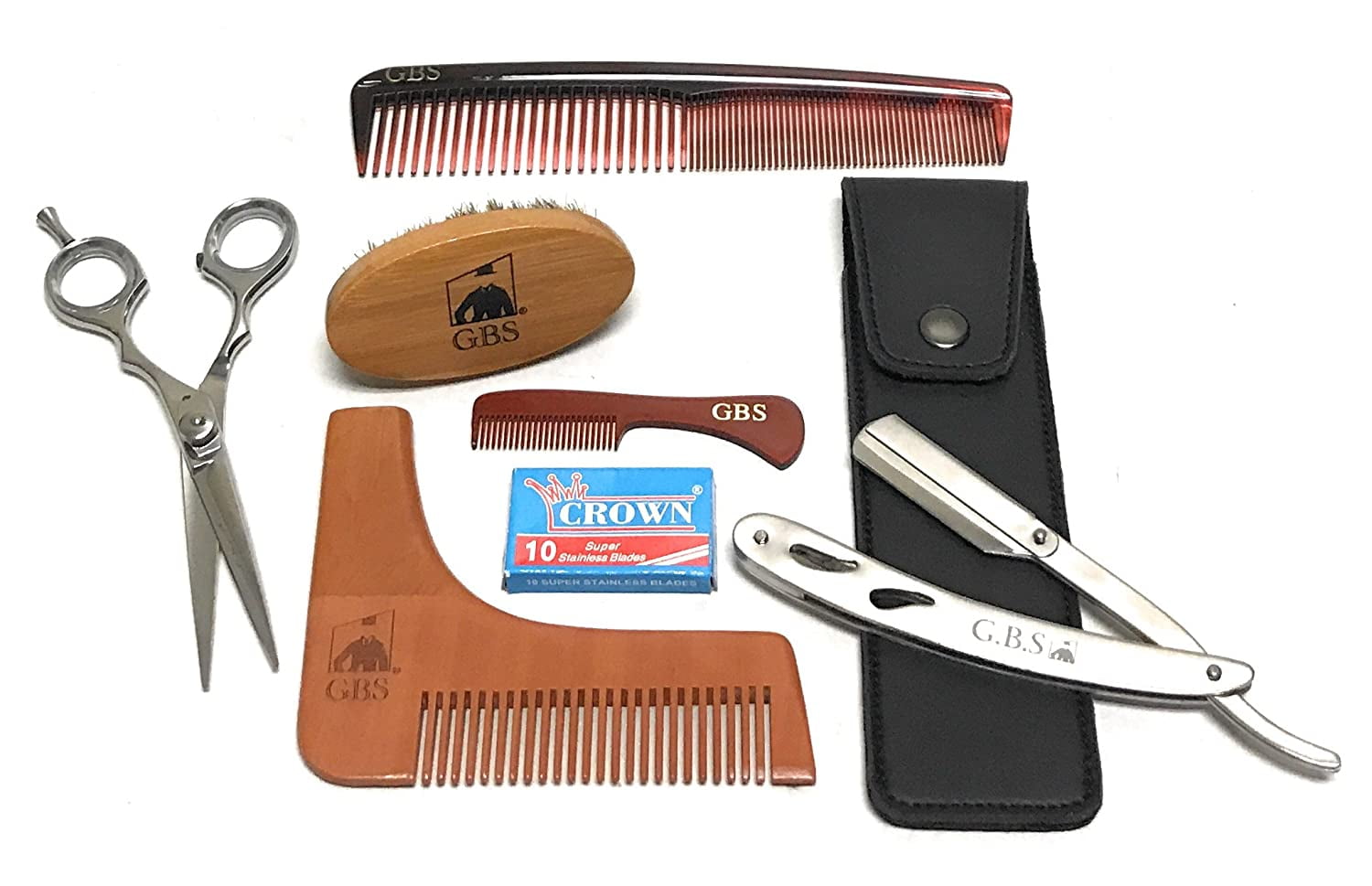 G.B.S Men’s Beard Shaping and Trimming Set Professional Barber