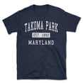 thumbnail image 1 of Takoma Park Maryland Classic Established Men's Cotton T-Shirt, 1 of 1