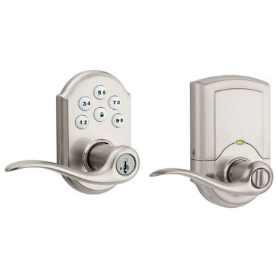 UPC 883351518994 product image for Kwikset 911 SmartCode® Electronic Tustin Lever featuring SmartKey Security™ in S | upcitemdb.com
