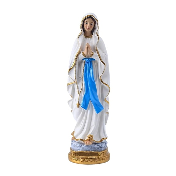 Resin Praying Mary Statue Religious Statue for Tabletop Porch