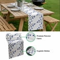 thumbnail image 5 of Blue Flowers Table Runner - 36 Inch Long, Kitchen Dining Table Runner Dresser Scarves, Spring Modern Simple Botanical Floral Plants Farmhouse Decor for Coffee Tables Wedding Party Banquet, 5 of 8