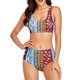 thumbnail image 1 of Traje de baño dividido, bikini de mujer estilo étnico, piezas de bikini, bikini de mujer multifuncional, 1 of 5