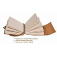 thumbnail image 3 of PREET - Be Unique Leather Diary, Brown Colour Antique Handmade Leather Bound Notepad for Men and Women 5x7 Inches, Gift for any one (Heart of Heart), 3 of 5
