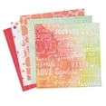 thumbnail image 3 of Colorbok Solid Mint Julip Designer Paper Pad, 12"x12", 67 lb./100 GSM, Multicolor, 50 Sheets, 3 of 4