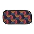 thumbnail image 3 of Goofa Circular Stripes Pattern Big Capacity Pencil Pen Case Office College Large Storage High Capacity Bag Pouch Holder Box Organizer, 3 of 9