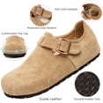 thumbnail image 3 of Ecetana Women's Closed Toe Clogs Slip On Loafers Adjustable Buckle Strap Comfortable Casual Walking Shoes, 3 of 8