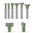 thumbnail image 4 of Bgsha 6.35mm Shank T-Slot Cutter Router Bit Set T Slotting Milling Cutter Woodworking, 4 of 6