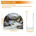 thumbnail image 4 of Yayeee Napkin Holder for Table Kitchen Paper Tissue Organization, River and Mountains, 4 of 8