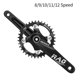 thumbnail image 1 of Mountain Bike Crankset 170mm Aluminum Alloy 32/34/36/38T Single Chainring 104BCD Bicycle Crankset Group Single Speed MTB Accessories for Bike, 1 of 5