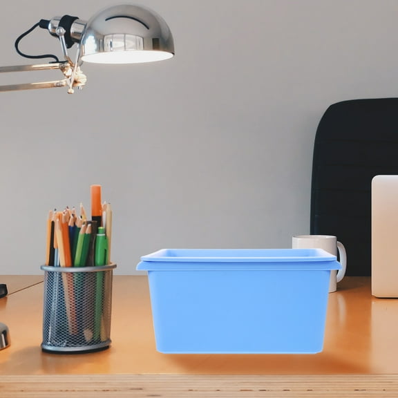 SWETRACE Plastic Storage Bin Rectangle PP Object Storage for Students 1Set