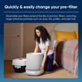 thumbnail image 4 of xianyou-Genuine Pre-Filter Blue Pure 211i Max Air Purifier, Washable Fabric, Fog Grey, 4 of 4