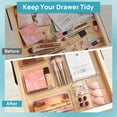 thumbnail image 4 of Vtopmart 26 PCS Clear Plastic Stackable Organizer Bins，Makeup Drawer Organizers and Vanity Organizer, 4 of 8