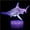 Shark9, variant on Shark 3D Illusion Lamp Led Night Light 16 Color Changing For Kids Bedsides Lamps With Remote Control Christmas Gifts For Boys Girls Birthday Party Decoración De Dormitorio De Luz De Noche Led