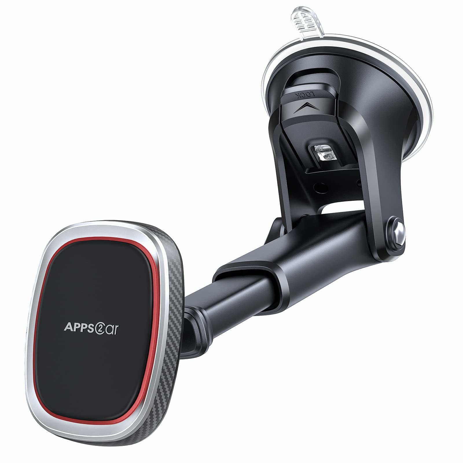 APPS2Car Adjustable Arm Suction Cup Magnetic Dash Mount Car Phone Holder –  APPS2Car Mount