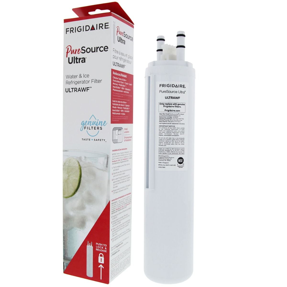NEW Frigidaire ULTRAWF Filter White for Puresource Ice & Water Filtration 